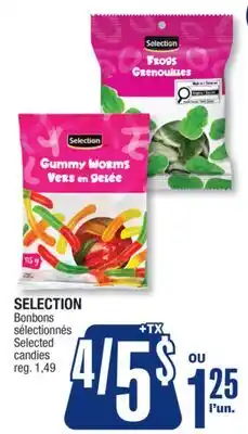 Jean Coutu Bonbons Selected candies offer