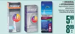 Jean Coutu • DRIXORAL • HYDRASENSE Selected nasal sprays offer