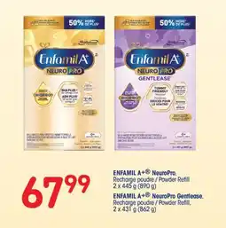 Jean Coutu ENFAMIL A + NeuroPro Powder Refill, ENFAMIL A + NeuroPro Gentlease Powder Refill offer