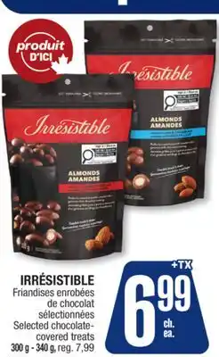 Jean Coutu IRRÉSISTIBLE Selected chocolate- covered treats offer