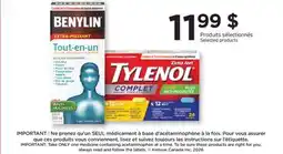 Jean Coutu TYLENOL, BENYLIN Selected products offer