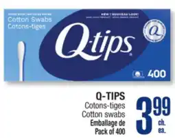 Jean Coutu Q-TIPS Cotton swabs offer