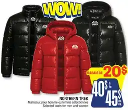Jean Coutu NORTHERN TREK Selected coats for men and women offer