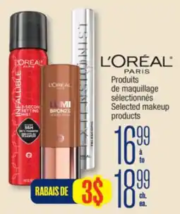 Jean Coutu L'OREAL PARIS Selected makeup products offer