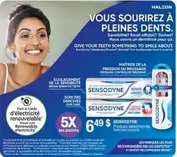 Jean Coutu SENSODYNE Selected Products offer