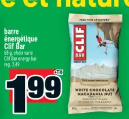 Super C barre énergétique Clif Bar | Clif Bar energy bar offer