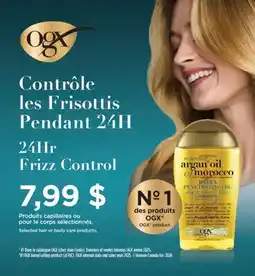 Jean Coutu OGX Selected hair or body care products offer