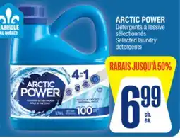 Jean Coutu ARCTIC POWER Selected laundry detergents offer