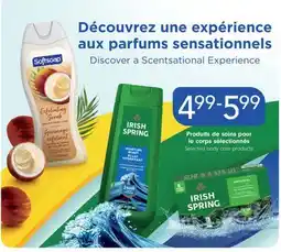 Jean Coutu SOFTSOAP, IRISH SPRING Selected body care products offer