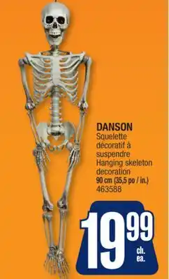 Jean Coutu DANSON Hanging skeleton decoration offer