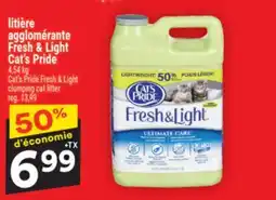 Super C litiere agglomérante Fresh & Light Cat's Pride | Cat's Pride Fresh & Light clumping cat litter offer
