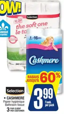 Jean Coutu CASHMERE Bathroom tissue offer