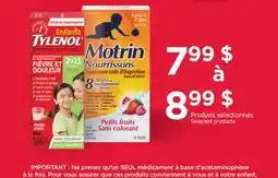 Jean Coutu Tylenol Selected products offer