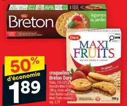 Super C craquelins Breton Dare | Dare Breton crackers offer
