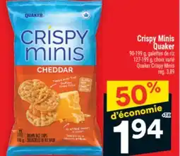 Super C CrispyMinis Quaker | Quaker CrispyMinis offer