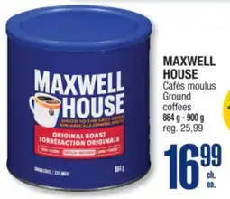 Jean Coutu MAXWELL HOUSE Cafés moulus offer