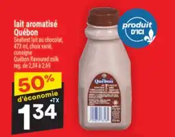 Super C lait aromatisé Québon | Québon flavoured milk offer