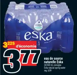 Super C eau de source naturelle Eska | Eska natural spring water offer