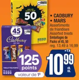 Jean Coutu CADBURY, MARS offer