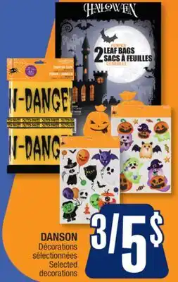 Jean Coutu DANSON Selected decorations offer