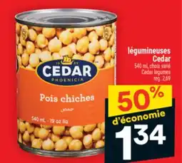Super C Pois chiches | Cedar legumes offer