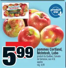 Super C pommes Cortland, McIntosh, Lobo | apples offer