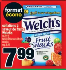 Super C collations à saveur de fruits Welch's | Welch's flavoured fruits snacks offer