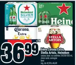 Super C bière Corona Extra, Stella Artois, Heineken | beer offer