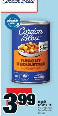 Super C ragout Cordon Bleu | CordonBleu stew offer