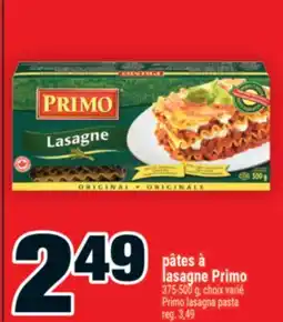 Super C pâtes à lasagne Primo | Primo lasagna pasta offer