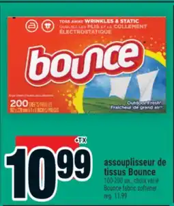 Super C assouplisseur de tissus Bounce | Bounce fabric softener offer