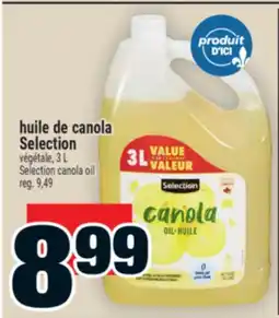 Super C huile de canola Selection | Selection canola oil offer