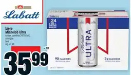 Super C bière Michelob Ultra | beer offer