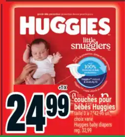 Super C COUCHES POUR BÉBÉS HUGGIES | HUGGIES BABY DIAPERS offer
