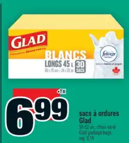 Super C sacs à ordures Glad | Glad garbage bags offer