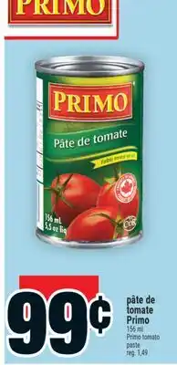 Super C pâte de tomate Primo | Primo tomato paste offer