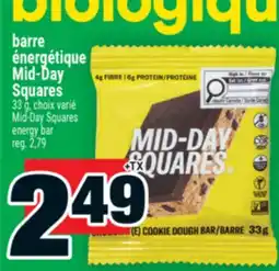 Super C barre énergétique Mid-Day Squares | Mid-Day Squares energy bar offer