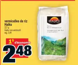 Super C vermicelles de riz Haiku | Haiku rice vermicelli offer