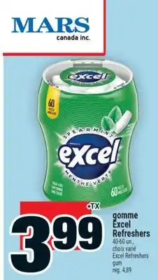 Super C gomme Excel Refreshers | Excel Refreshers gum offer