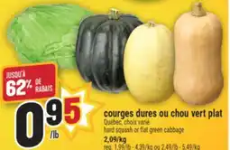Marché Adonis courges dures ou chou vert plat offer