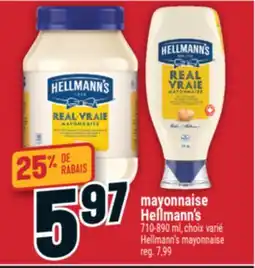 Marché Adonis mayonnaise Hellmann's | Hellmann's mayonnaise offer