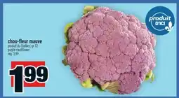 Super C chou-fleur mauve | purple cauliflower offer