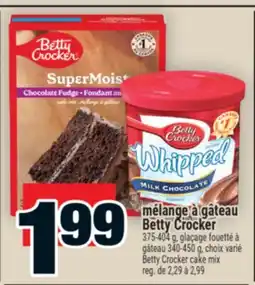 Super C mélange à gâteau BettyCrocker | BettyCrocker cake mix offer