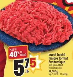 Marché Adonis boeuf haché maigre format économique | lean ground beef economic pack offer