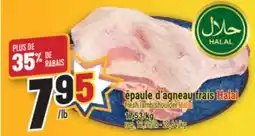 Marché Adonis épaule d'agneau frais Halal offer