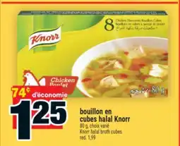 Super C Knorr halal broth cubes offer