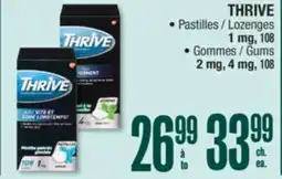 Jean Coutu THRIVE Lozenges offer