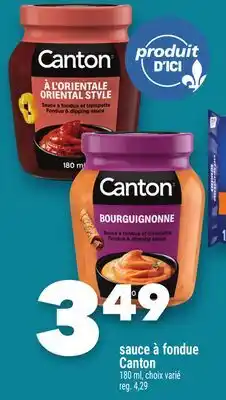 Marche Ami sauce à fondue Canton offer
