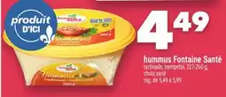 Marche Ami HUMMUS FONTAINE SANTÉ offer