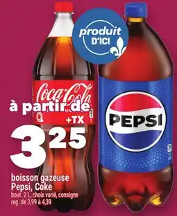 Marche Ami boisson gazeuse Pepsi, Coke offer